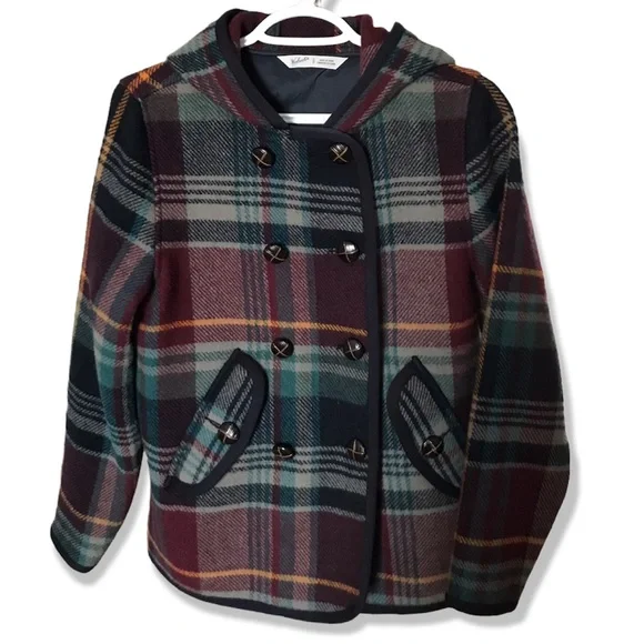 Woolrich plaid coat - Picture 2 of 14